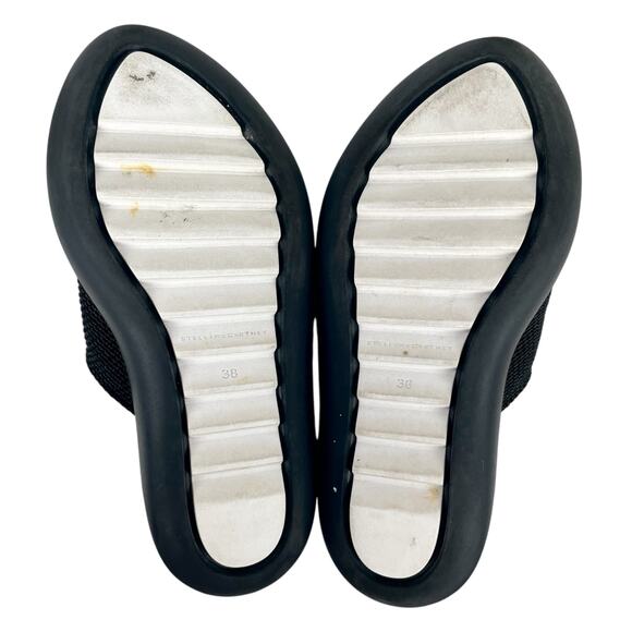 Stella McCartney size 38/ 8 US Air Slide Thong Flip Flop Black Sandals - Picture 9 of 12